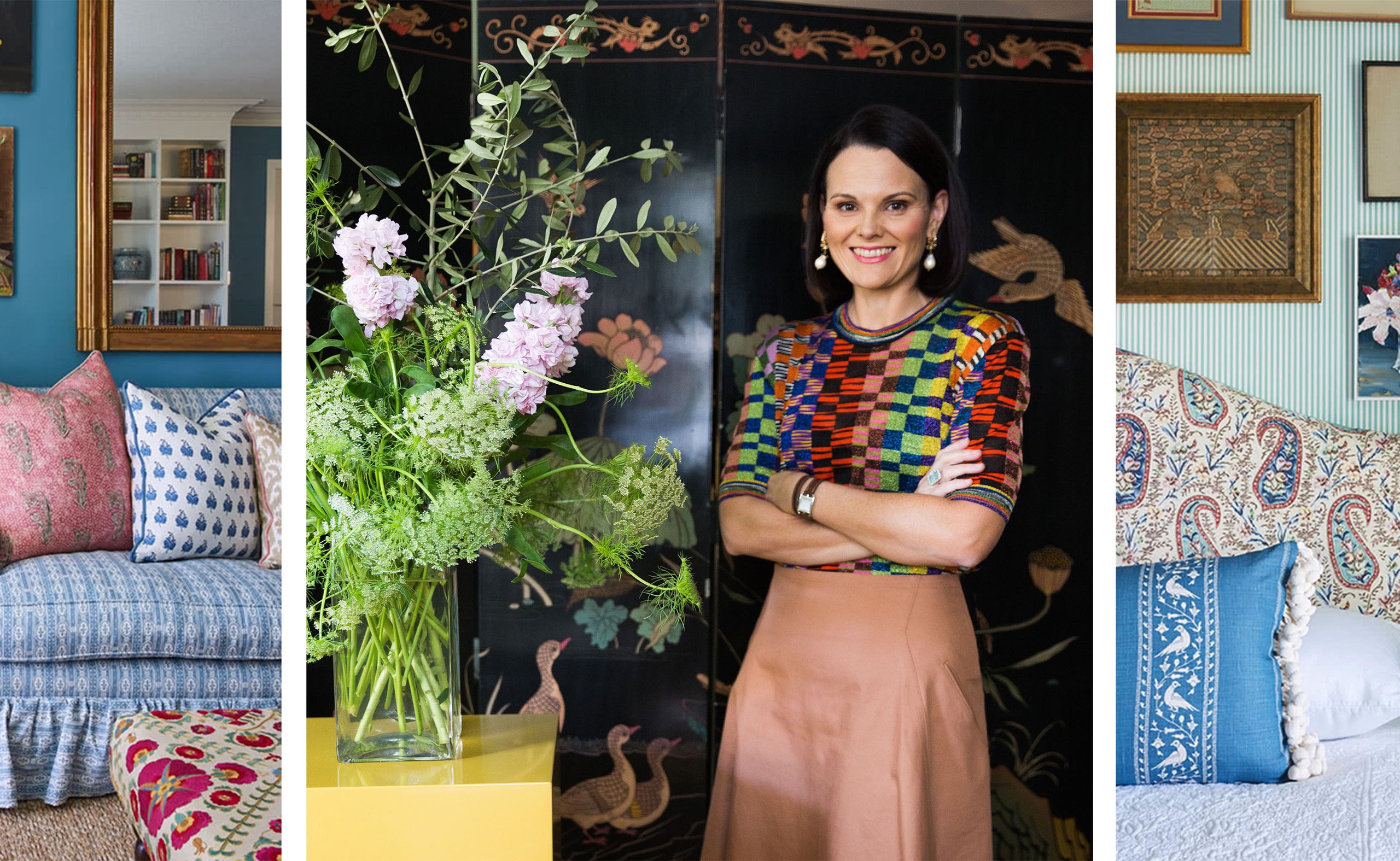 Brisbane-based Interior Designer Anna Spiro is known for her fearless use of colour and a flair for layering textiles with special one-off pieces.
