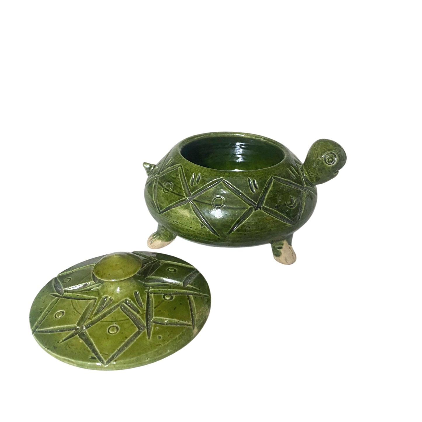 Guatemalan Turtle Box Small Green