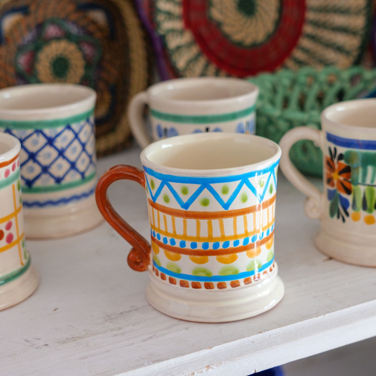 handpainted coffee mug