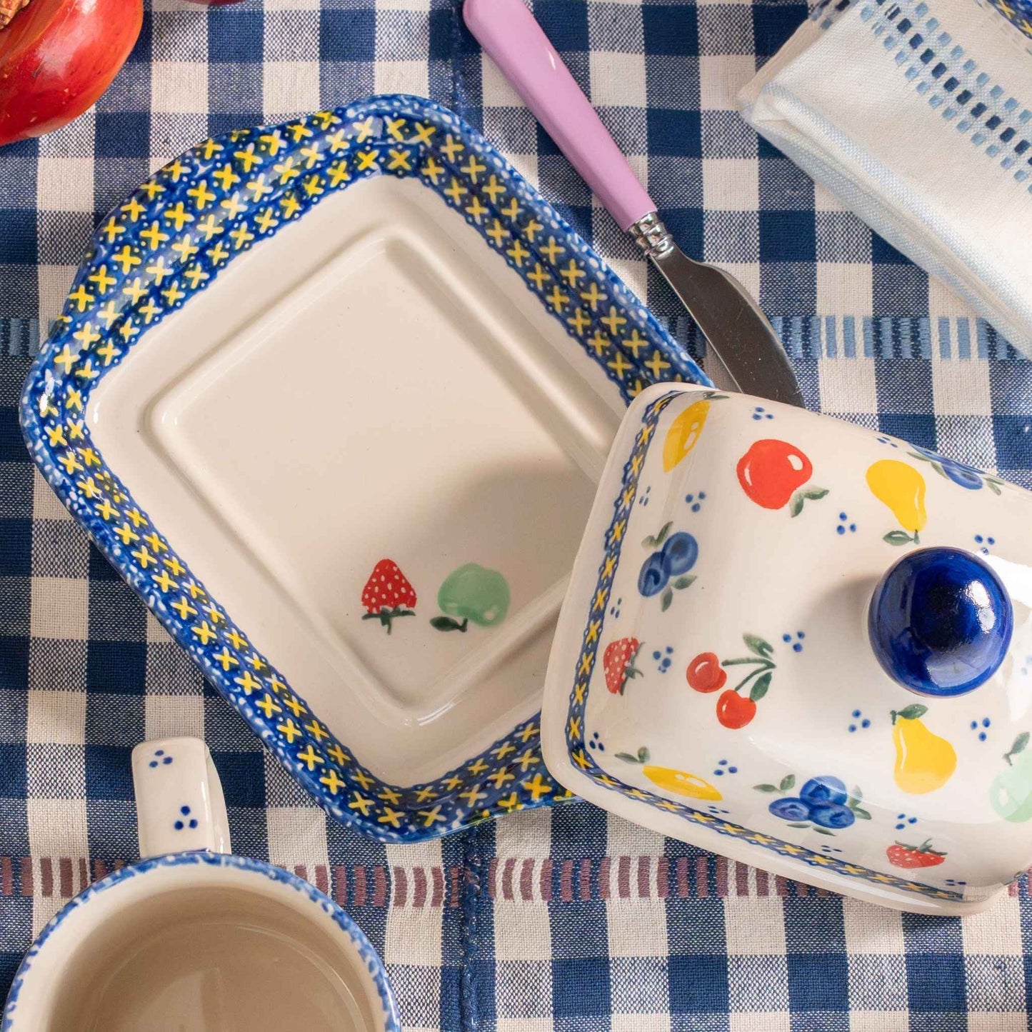 Fruit Butter Dish Multicoloured