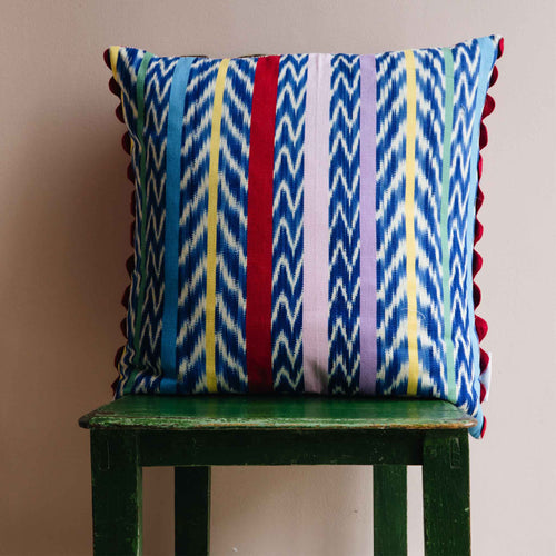 gloria oversized square blue multicoloured