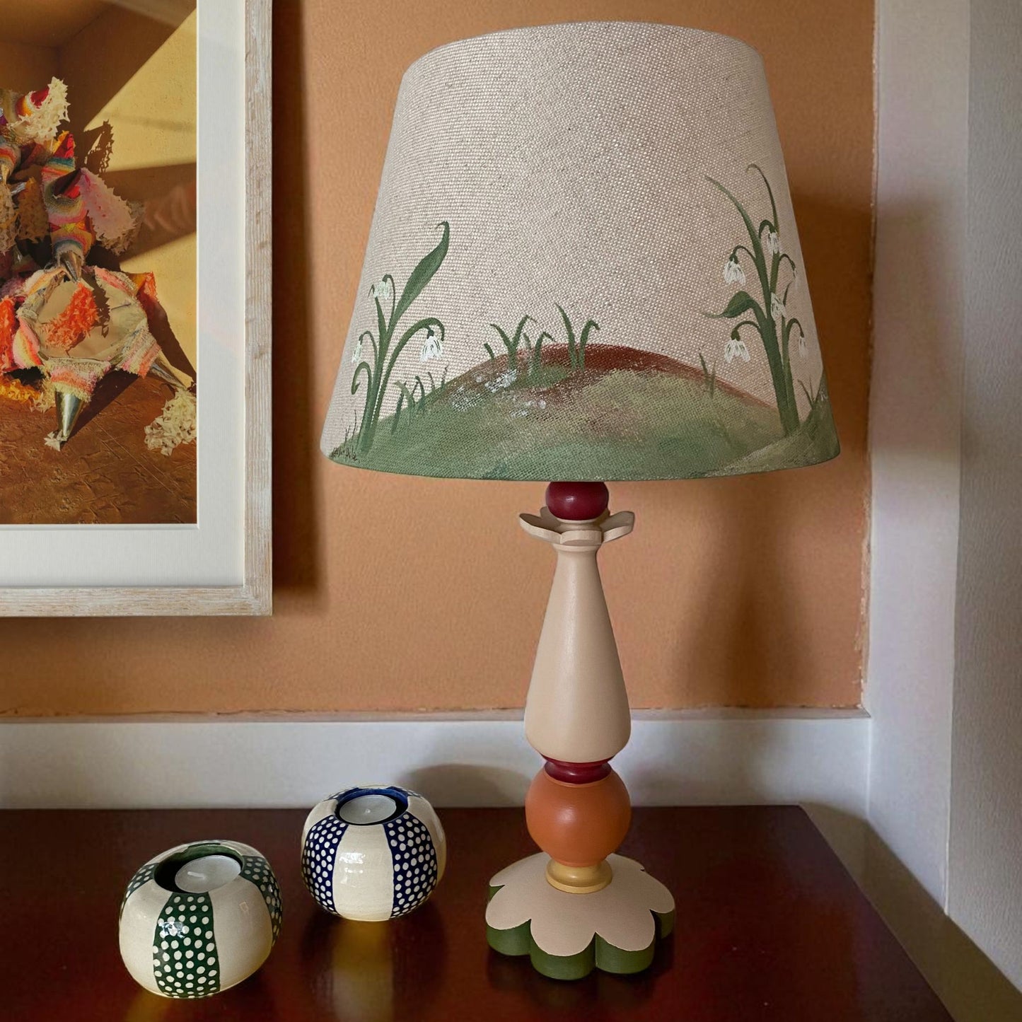 Natasha Hulse Small Lamp Base Natural Terracotta