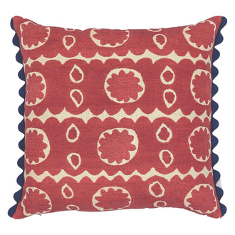 Osborne Oversized Square Cushion Red