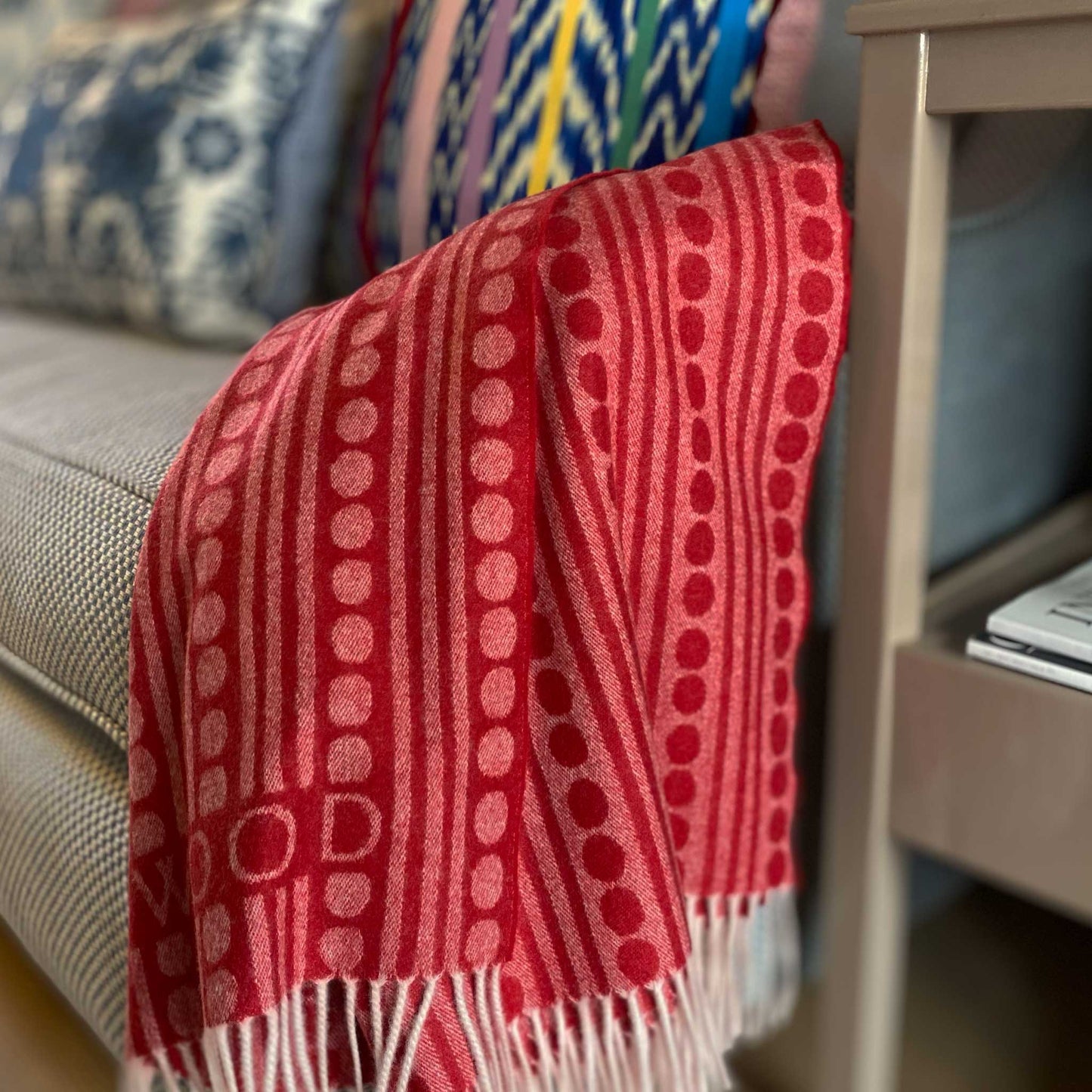 wicklewood merino wool and cashmere throw