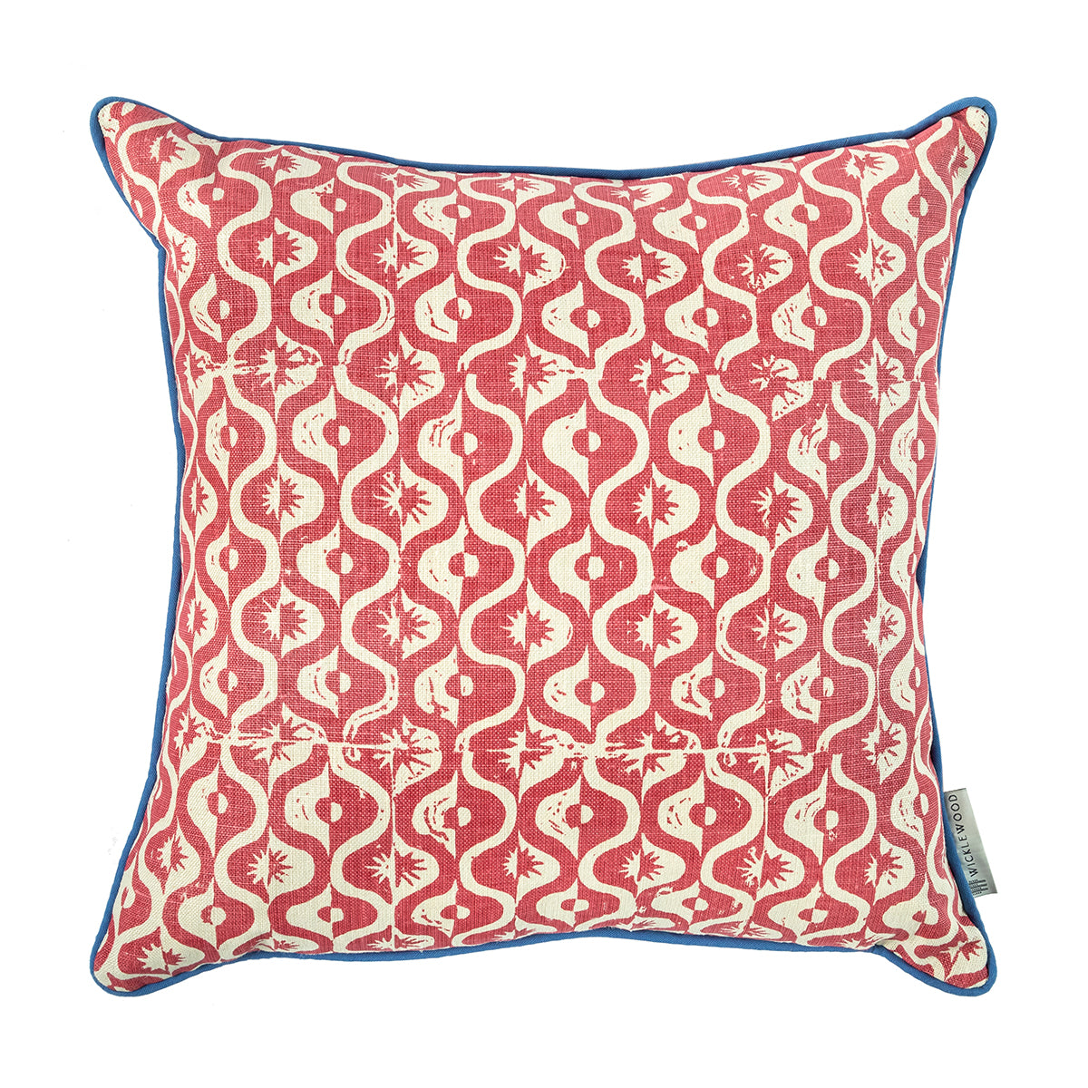 Small Medallion Square Cushion Berry