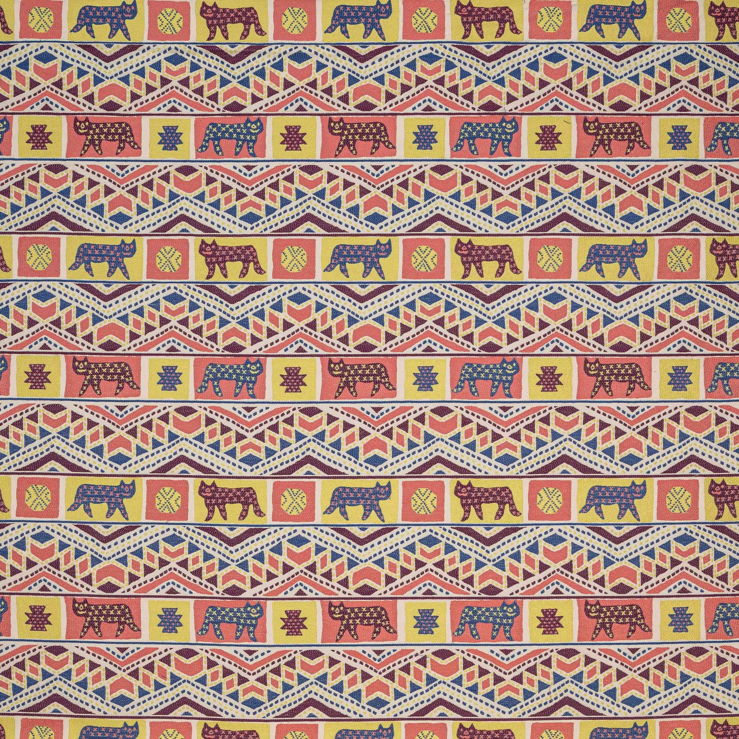 Wicklewood Original Tiger Tiger Pink Fabric