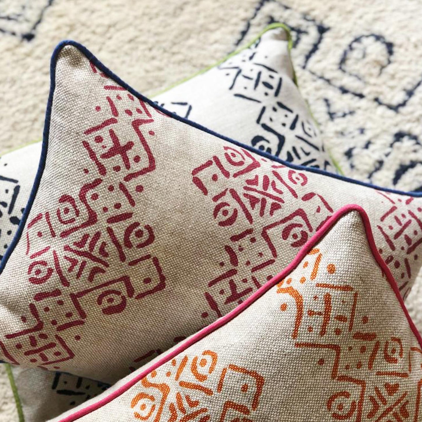 mali mudcloth cushion wicklewood