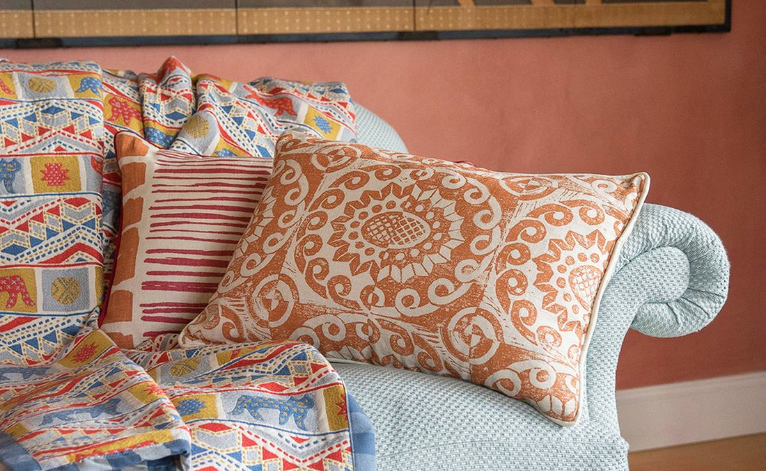 The chicest orange cushions to update your home intros holiday season
