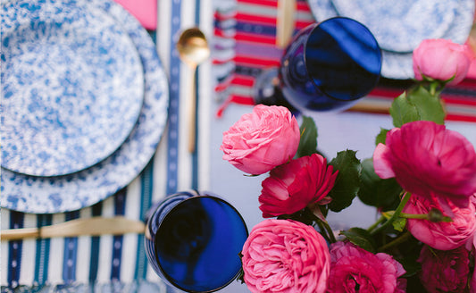 Wicklewood's Valentine’s Day Table Laying Tips - how to add colour and pattern to your table top