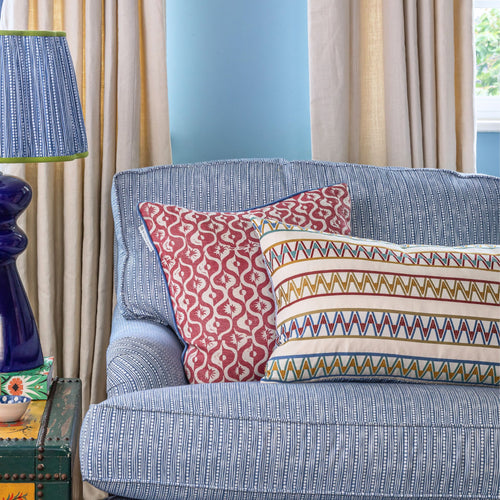 Palopo Burgundy Multi Oversized Oblong Cushion