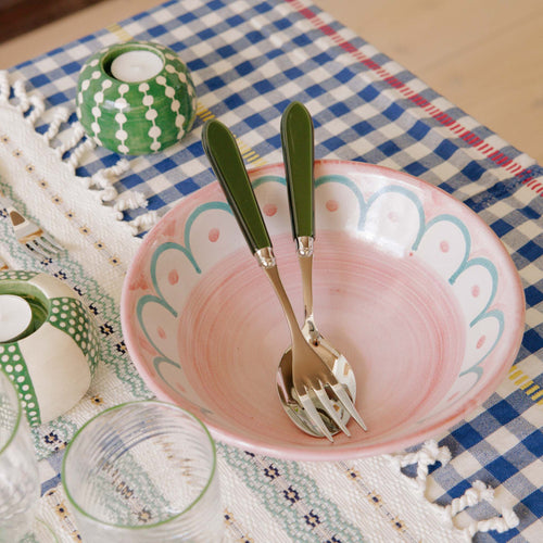 Scallop Pasta Bowl Pink