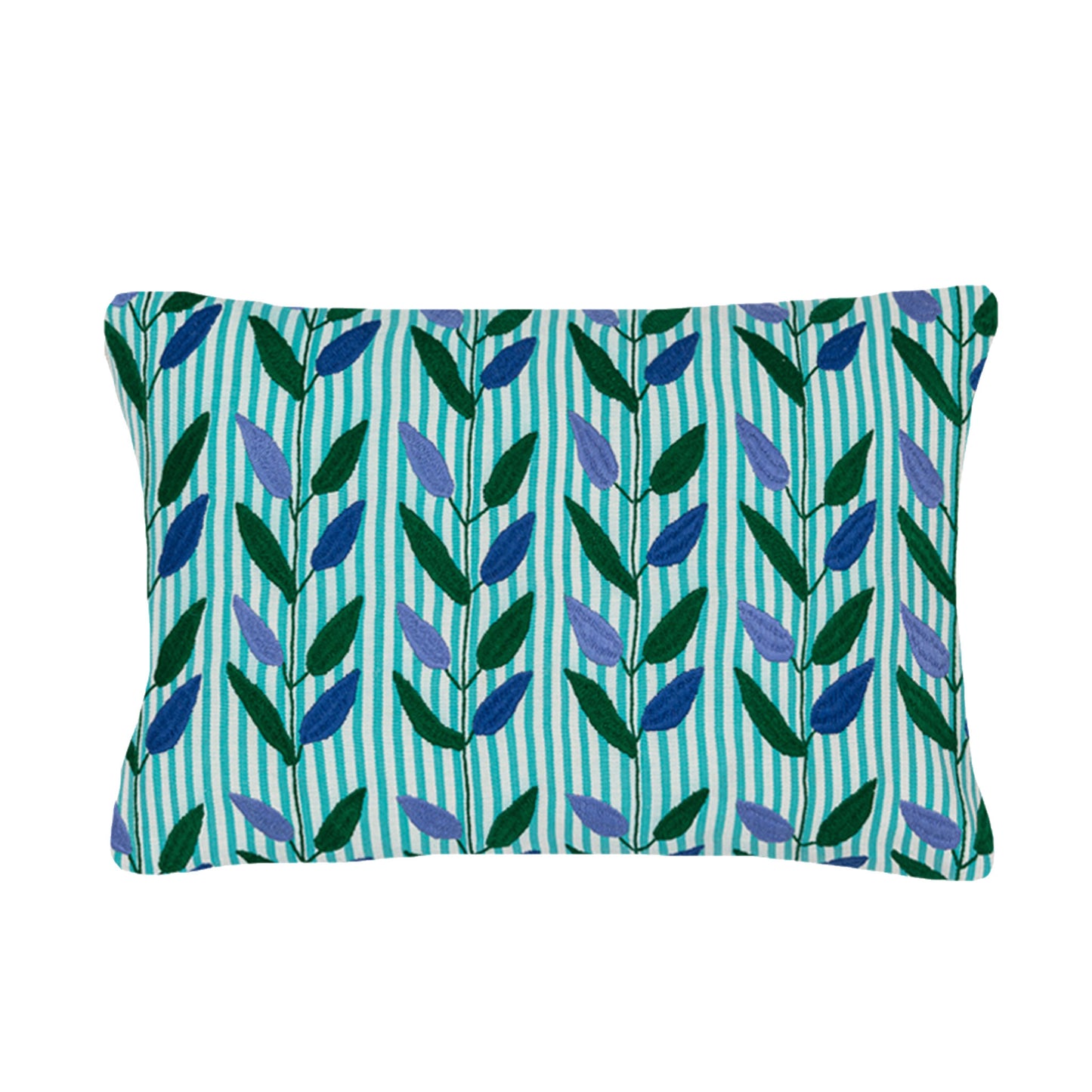 Zinacantán Cushion Aqua Blue