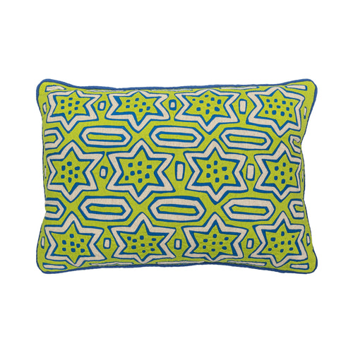 Niksua Oblong Cushion Green - Imperfect