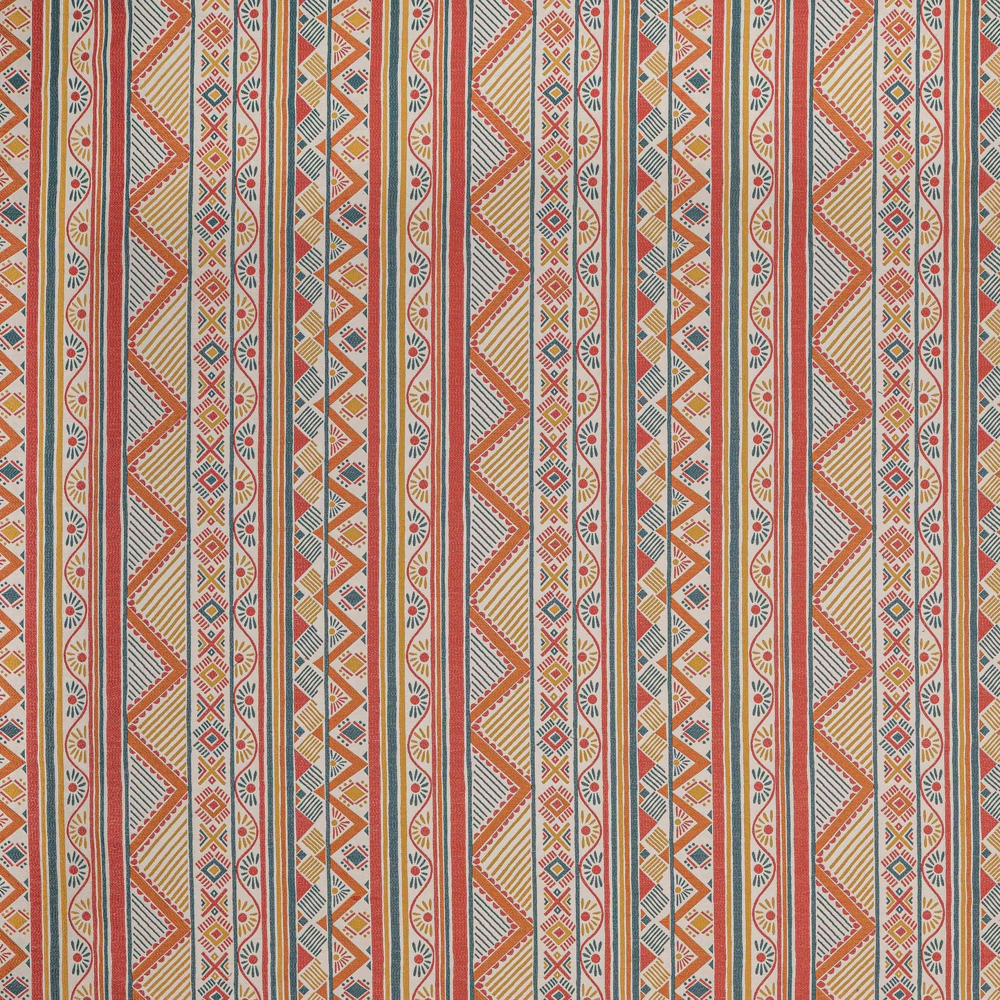 Wicklewood Original Tamahu Orange Fabric - 1m.