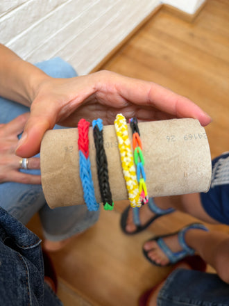 Loom band bracelet