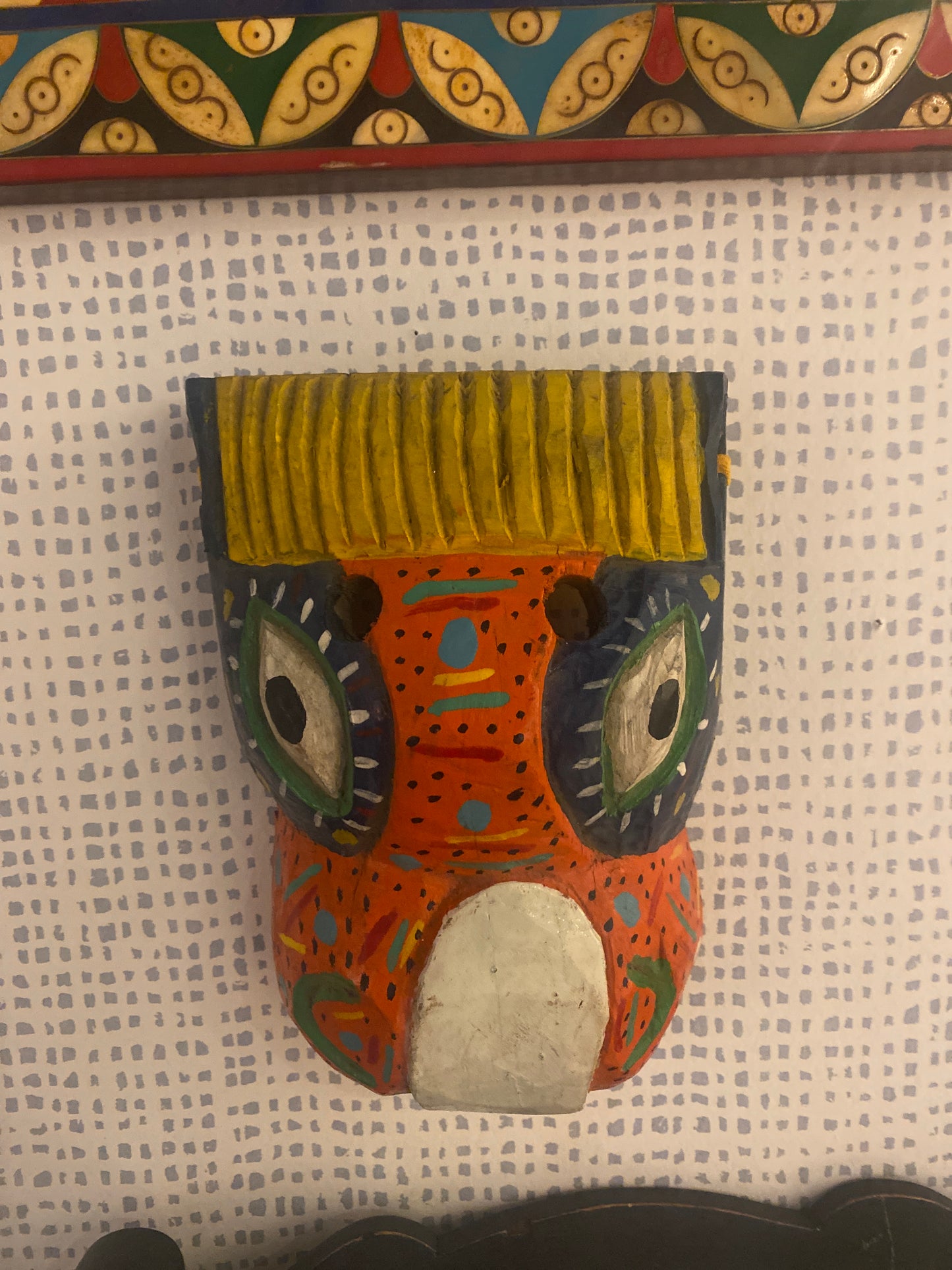 Guatemalan Wooden Mask Big