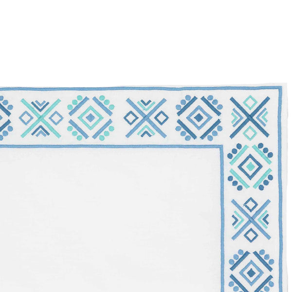 wicklewood tamahu geometric embroidered pillowcase
