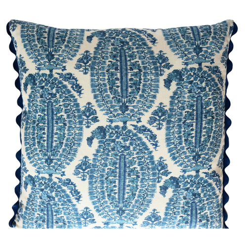 Anoushka Blue Oversized Square Cushion