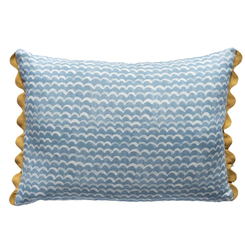 Camden Oblong Cushion Blue