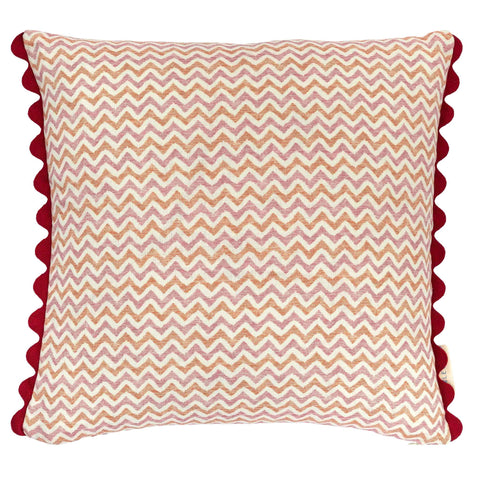 Baby Colebrook/Cara Pink Orange Square Cushion