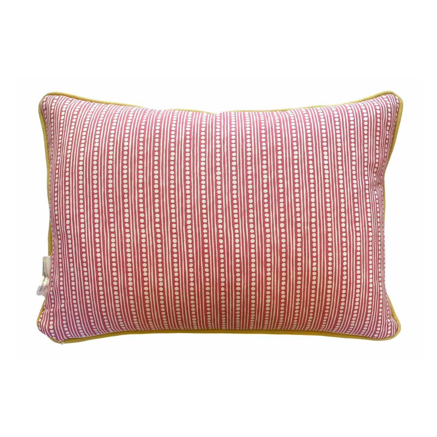 Eden Oblong Cushion Coral Green