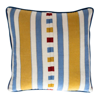 Raya Square Cushion Blue Yellow Red