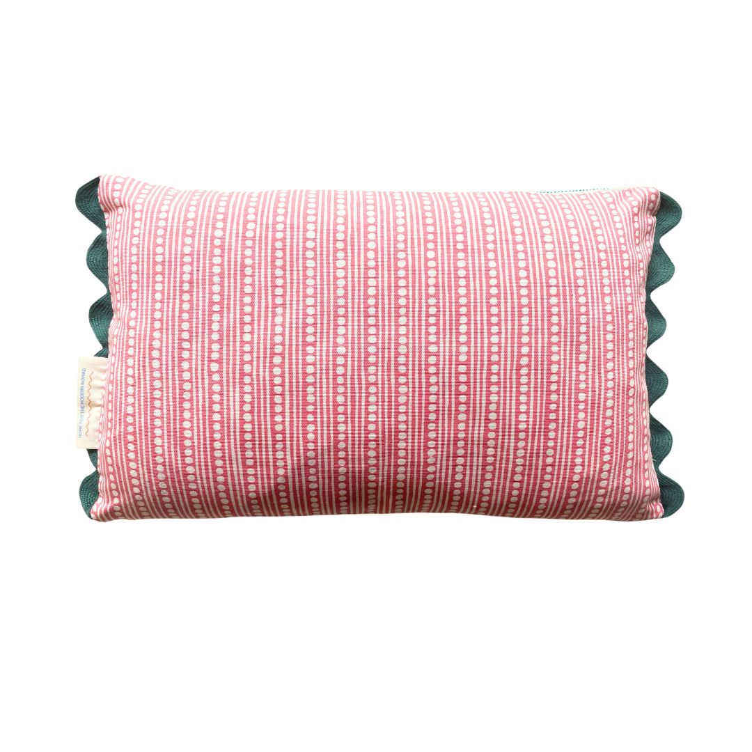 Guatemalan Flower Cushion Pink Green