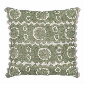 Osborne Oversized Square Cushion Green