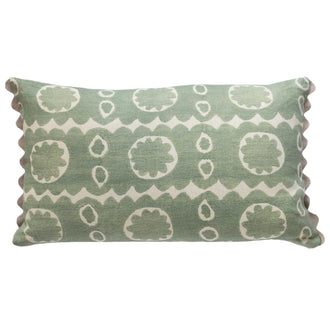 Osborne Oversized Oblong Cushion Green