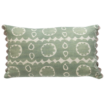Osborne Oversized Oblong Cushion Green