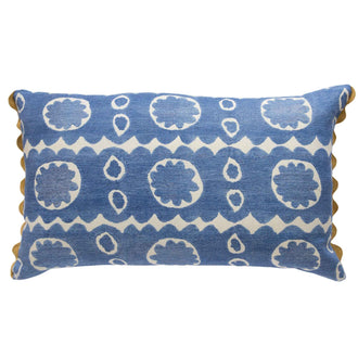 Osborne Oversized Oblong Cushion Blue