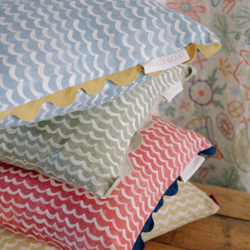 Camden Oblong Cushion Green