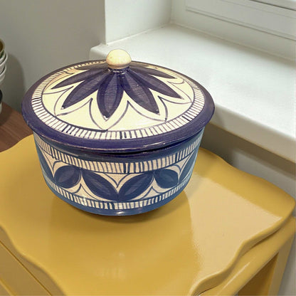 Guatemalan Round Pot with Lid