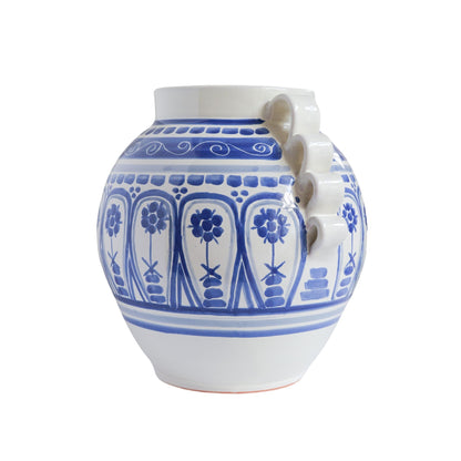 Ceramic Pot Blue White