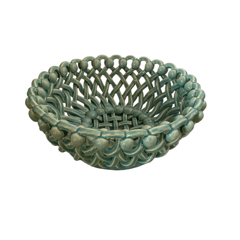 Ceramic Basket Large Mint