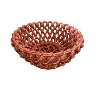 Ceramic Basket Large Rose
