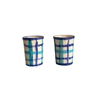 Guatemalan Small Check Pot - Set of 2