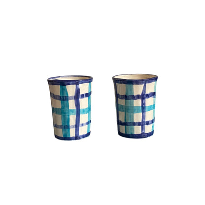 Guatemalan Small Check Pot - Set of 2