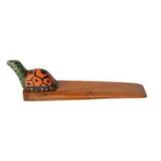 Wooden Door Stop - Turtle