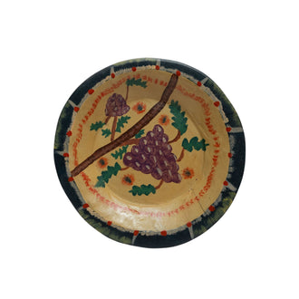 Hand Painted Wooden Decorative Plate