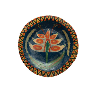 Hand Painted Wooden Decorative Plate