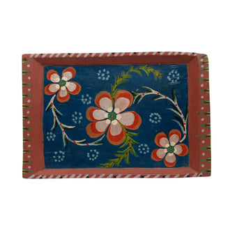 Hand Painted Wooden Decorative Tray