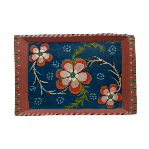 Hand Painted Wooden Decorative Tray