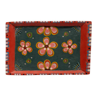 Hand Painted Wooden Decorative Tray
