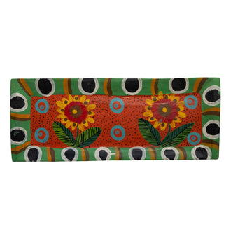 Hand Painted Wooden Decorative Plate