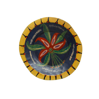 Hand Painted Wooden Decorative Plate