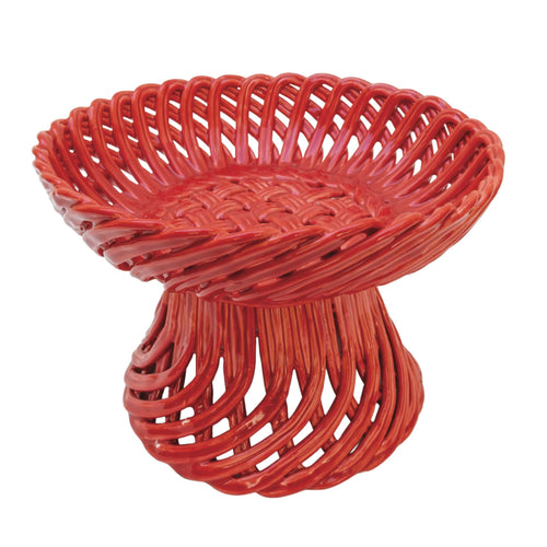 Ceramic Red Bowl Stand