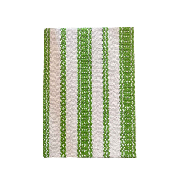wicklewood fabric bound notebook lime green