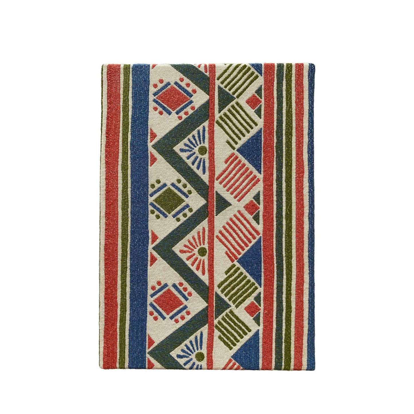 wicklewood fabric bound notebook red blue