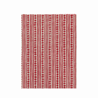 A5 Fabric Bound Notebook Wicklewood Rustic Red